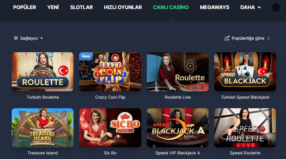 7slots canlı casino oyunları
