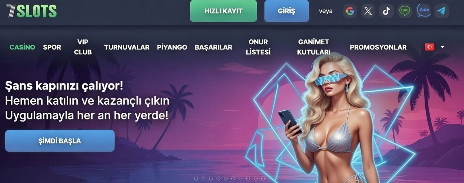 7Slots casino mobil uygulaması ile her yerde her anda hızlı erişim